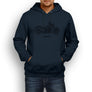 Harley Davidson Softail Deluxe Premium Motorcycle Art Men’s Hoodie