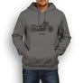 Harley Davidson Softail Deluxe Premium Motorcycle Art Men’s Hoodie