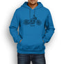 Harley Davidson Street Bob Premium Motorcycle Art Men’s Hoodie