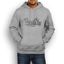 Harley Davidson Ultra Limited Premium Motorcycle Art Men’s Hoodie