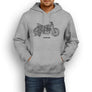 Harley Davidson XG750R Flat Tracker Premium Motorcycle Art Men’s Hoodie