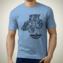 case-ih-240-premium-tractor-art-men’s-t-shirt