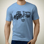 case-ih-300cvx-trailer-premium-tractor-art-men’s-t-shirt