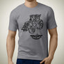 case-ih-240-premium-tractor-art-men’s-t-shirt