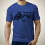 case-ih-300cvx-trailer-premium-tractor-art-men’s-t-shirt
