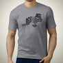 cat-telehandler-th63-premium-construction-art-men’s-t-shirt