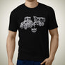 case-ih-300cvx-trailer-premium-tractor-art-men’s-t-shirt