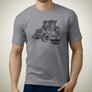 case-ih-puma-cvx-240-premium-tractor-art-men’s-t-shirt