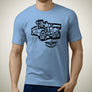 cat-745-articulated-truck-premium-construction-art-men’s-t-shirt