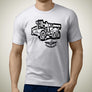 cat-745-articulated-truck-premium-construction-art-men’s-t-shirt