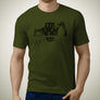 cat-427f2-backhoe-loader-premium-construction-art-men’s-t-shirt