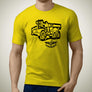 cat-745-articulated-truck-premium-construction-art-men’s-t-shirt
