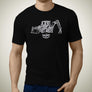 cat-427f2-backhoe-loader-premium-construction-art-men’s-t-shirt