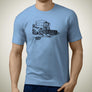new-holland-combine-harvester-premium-tractor-art-men’s-t-shirt