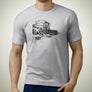 new-holland-combine-harvester-premium-tractor-art-men’s-t-shirt