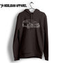 Honda Civic Type R Front 2017 Inspired Car Art Men’s Hoodie