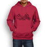 Honda Gold Wing GL1800 2016 Premium Motorcycle Art Men’s Hoodie