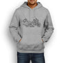 Honda Gold Wing GL1800 2016 Premium Motorcycle Art Men’s Hoodie