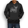 Honda MSX125 2014 Premium Motorcycle Art Men’s Hoodie