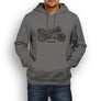 Honda Shadow Phantom 2017 Premium Motorcycle Art Men’s Hoodie