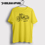 Honda motorbike custom motorbikes Premium Motorcycle Art Men’s T-Shirt