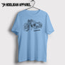 Honda motorbike custom motorbikes Premium Motorcycle Art Men’s T-Shirt