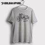 Honda motorbike custom motorbikes Premium Motorcycle Art Men’s T-Shirt