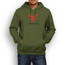 MARVEL / DC INSPIRED FAN ART LOGO SUPERMAN DESIGN HOODIE