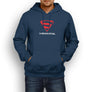 MARVEL / DC INSPIRED FAN ART LOGO SUPERMAN DESIGN HOODIE