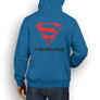 MARVEL / DC INSPIRED FAN ART LOGO SUPERMAN DESIGN HOODIE