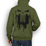 MARVEL / DC INSPIRED FAN ART PUNISHER BLACK DESIGN HOODIE