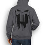 MARVEL / DC INSPIRED FAN ART PUNISHER BLACK DESIGN HOODIE