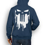 MARVEL / DC INSPIRED FAN ART PUNISHER BLACK DESIGN HOODIE