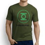 MARVEL / DC INSPIRED FAN ART LOGO GREEN LANTERN DESIGN T-SHIRT