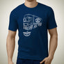 logisticks-truck-premium-truck-art-men’s-t-shirt