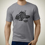 mack-titan-tractor-truck-premium-truck-art-men’s-t-shirt