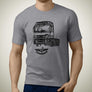 mercedes-benz-actros-2660-ls-premium-truck-art-men’s-t-shirt