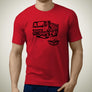 mercedes-dump-truck-premium-truck-art-men’s-t-shirt
