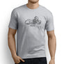 Indian Chieftain Dark Horse Premium Motorcycle Art Men’s T-Shirt