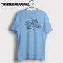 Indian Scout Bobber Premium Motorcycle Art Men’s T-Shirt