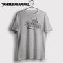 Indian Scout Bobber Premium Motorcycle Art Men’s T-Shirt