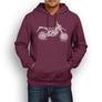 JL Illustration for a Aprilia SXV450 Motorbike fan Hoodie