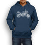JL Illustration for a Aprilia Shiver 750GT Motorbike fan Hoodie