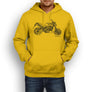 JL Illustration for a Aprilia Shiver 900 Motorbike fan Hoodie