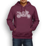 JL Illustration for a Aprilia Tuono 1000R Factory Motorbike fan Hoodie