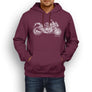 JL Illustration for a Aprilia Tuono V4 1100 Factory Motorbike fan Hoodie