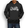 JL Illustration for a Aprilia Tuono V4 1100 Factory Motorbike fan Hoodie