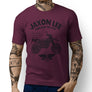 JL Ride Illustration For A Beta 520RS Motorbike Fan T-shirt