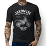 JL Ride Illustration For A Beta Dual Sport RS Motorbike Fan T-shirt