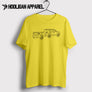 Jeep Renegade With Trailer 2017 Inspired Car Art Men’s T-Shirt